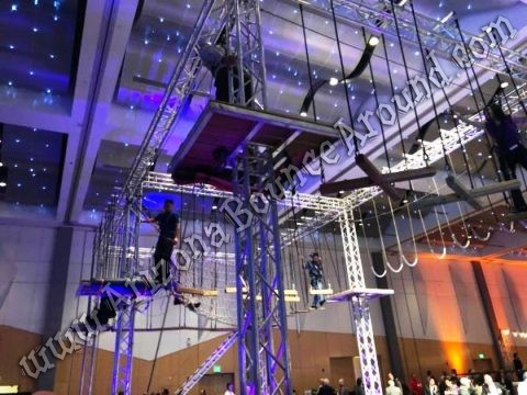 Ninja Warrior Rope Course Rental Phoenix Arizona